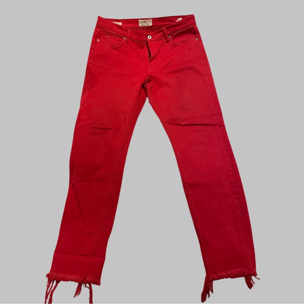 Lucky Brand Bridgette Skinny Jeans red Size 12/31